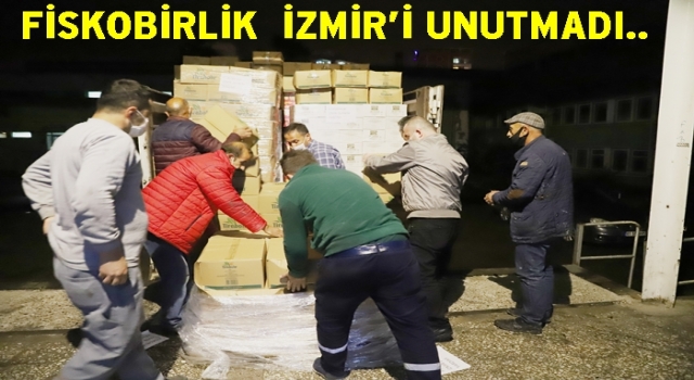Fiskobirlik “Giresun’dan İzmir’e Gönül Köprüsü’’ yardımı..
