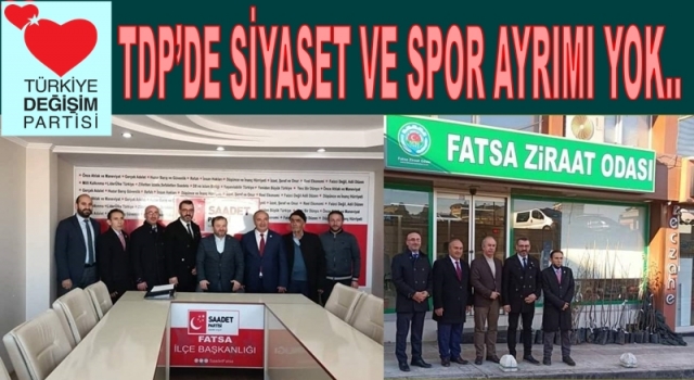 Türkiye Değişim Partisi Ordu il yönetimi sahaya indi..