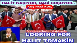 AKP İl başkanı Tomakin kayıp, onu Naci Şanlıtürk temsil ediyor..