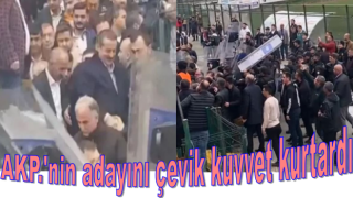 MAÇA GİDEN AKP’NİN ADAYI "DIŞARI" DİYE PROTESTO EDİLDİ..