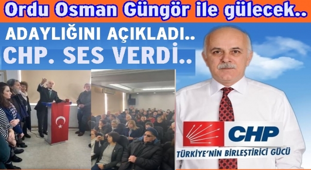 Osman Güngör, Siyaset değil, hizmet için geliyor..